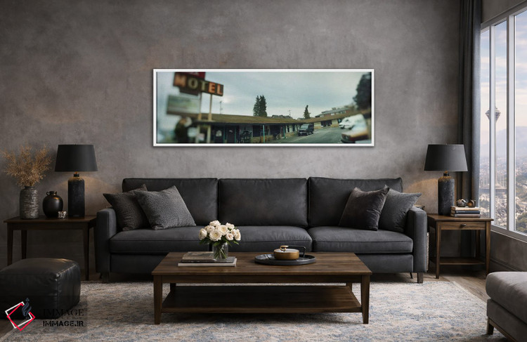 تابلو دکوراتیو Aurora Avenue, Seattle, Washington State, USA,موتل کنار… اثر پانورامیک ایمجز - D4W