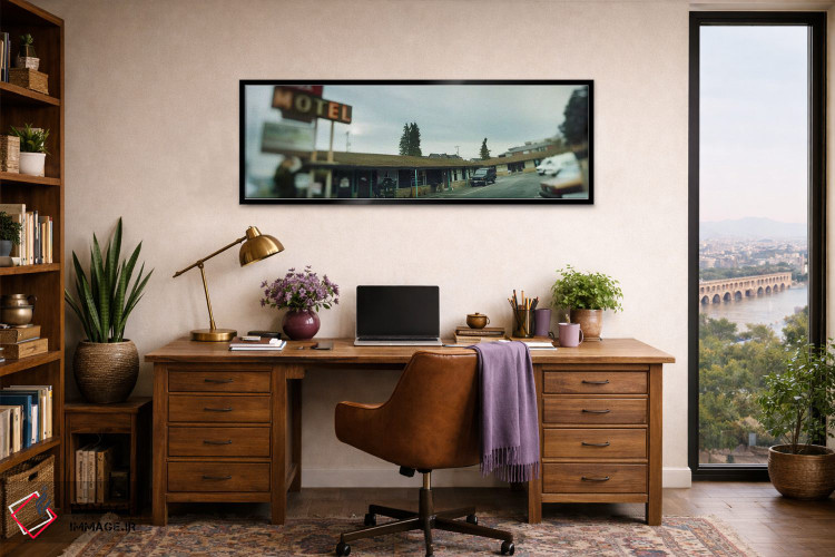 تابلو دکوراتیو Aurora Avenue, Seattle, Washington State, USA,موتل کنار… اثر پانورامیک ایمجز - D3B