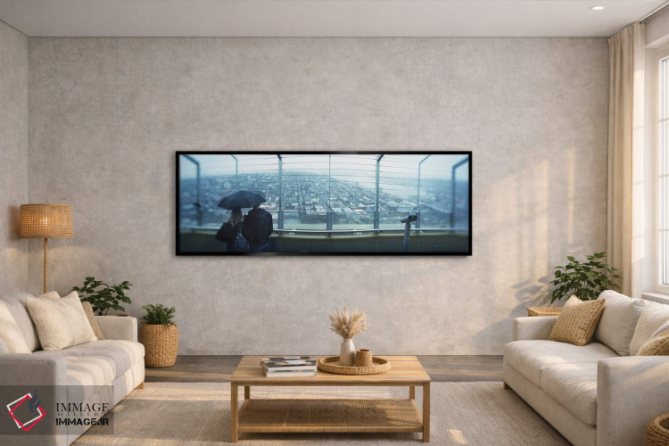 تابلو دکوراتیو Queen Anne Hill, Seattle, Washington State, USA,زوجی در… اثر پانورامیک ایمجز - D4B