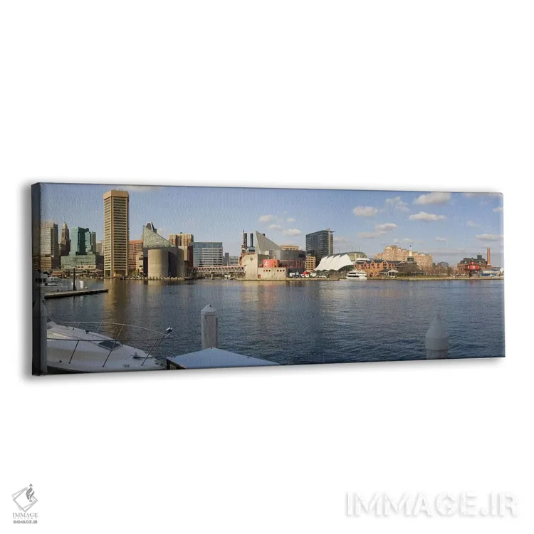 تابلو دکوراتیو Inner Harbor, Baltimore, Maryland, USA 2009 #2,قایق های… اثر پانورامیک ایمجز - نمای پرسپکتیو محصول