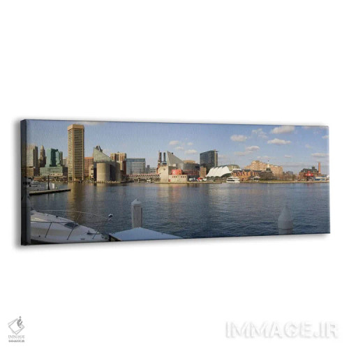 تابلو دکوراتیو Inner Harbor, Baltimore, Maryland, USA 2009 #2,قایق های… اثر پانورامیک ایمجز - نمای پرسپکتیو محصول