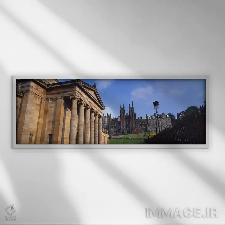 تابلو دکوراتیو National Gallery Of Scotland, The Mound, Edinburgh, Sco… اثر پانورامیک ایمجز - نمای قابدار سفید