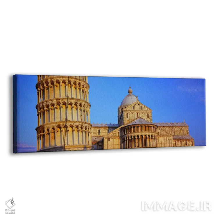 تابلو دکوراتیو Pisa Cathedral, Leaning Tower Of Pisa, Piazza Dei Mirac… اثر پانورامیک ایمجز - نمای پرسپکتیو محصول