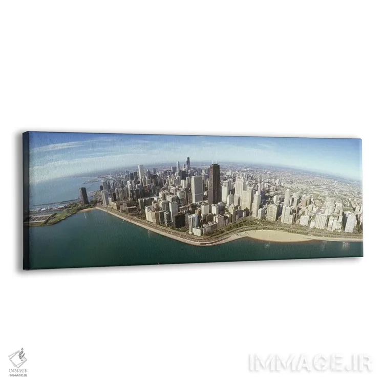 تابلو دکوراتیو Chicago, Cook County, Illinois, USA 2010,نمای هوایی از… اثر پانورامیک ایمجز - نمای پرسپکتیو محصول