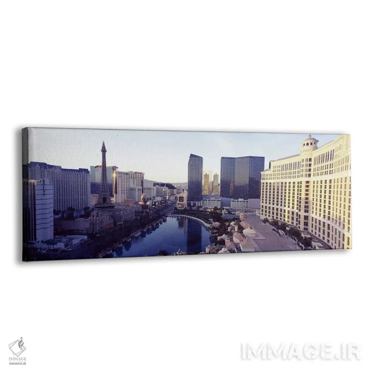 تابلو دکوراتیو The Strip, Las Vegas, Nevada, USA 2010,هتل های شهر، است… اثر پانورامیک ایمجز - نمای پرسپکتیو محصول