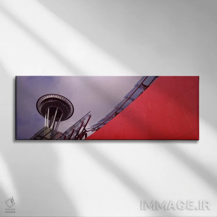 تابلو دکوراتیو Space Needle, Seattle, King County, Washington State, U… اثر پانورامیک ایمجز - نمای روبهرو روی دیوار