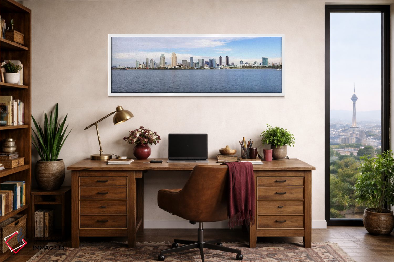 تابلو دکوراتیو San Diego, San Diego County, California, USA,ساختمان ها… اثر پانورامیک ایمجز - D1W