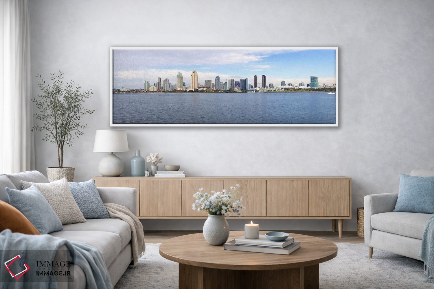 تابلو دکوراتیو San Diego, San Diego County, California, USA,ساختمان ها… اثر پانورامیک ایمجز - D3W