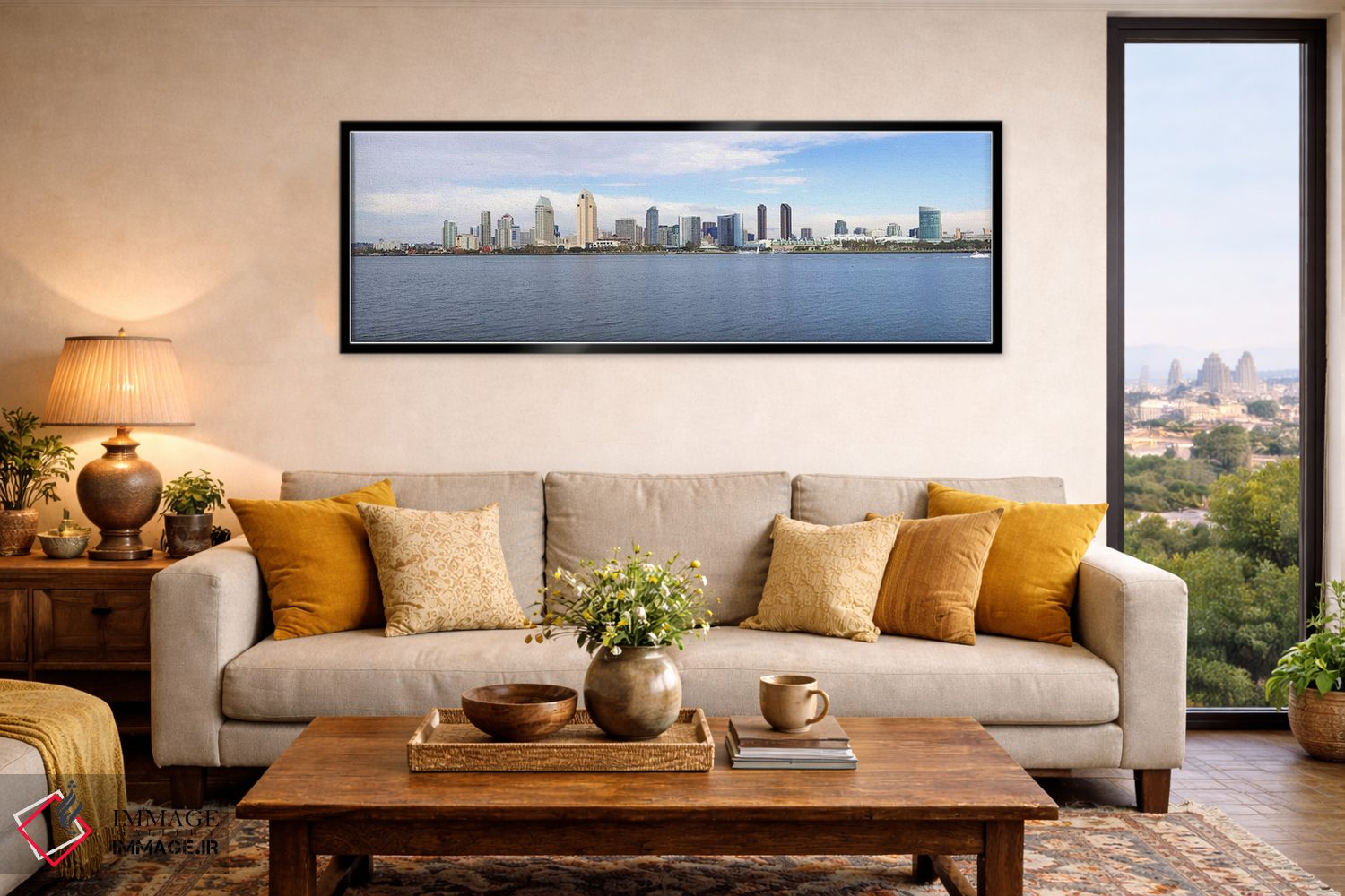 تابلو دکوراتیو San Diego, San Diego County, California, USA,ساختمان ها… اثر پانورامیک ایمجز - D6B