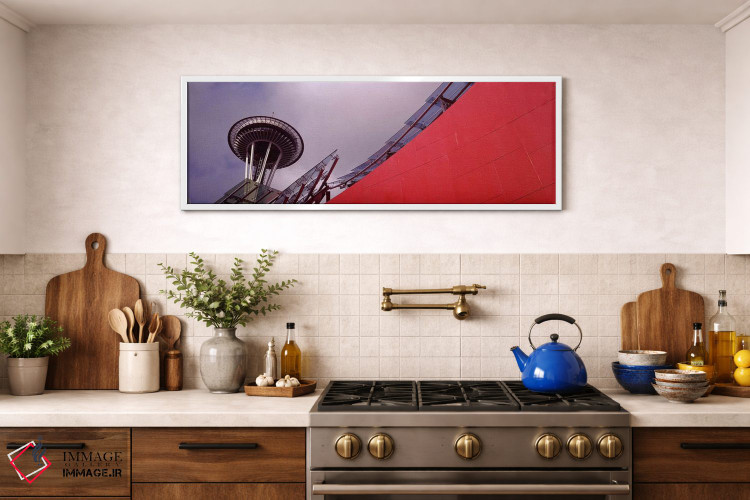تابلو دکوراتیو Space Needle, Seattle, King County, Washington State, U… اثر پانورامیک ایمجز - D1W