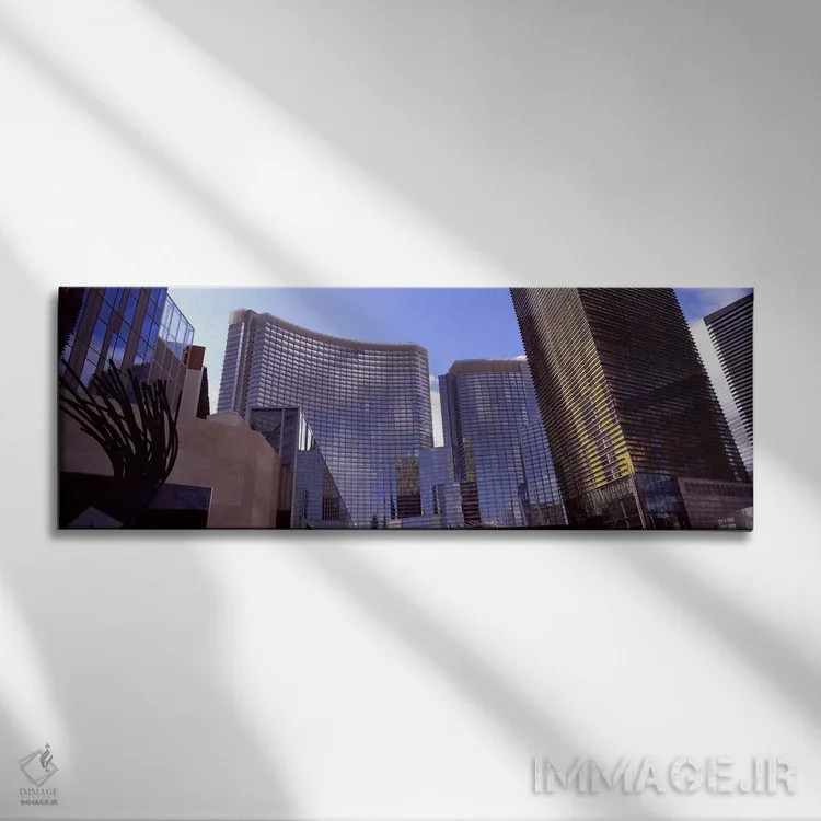 تابلو دکوراتیو Citycenter, The Strip, Las Vegas, Nevada, USA #2,نمای ر… اثر پانورامیک ایمجز - نمای روبهرو روی دیوار