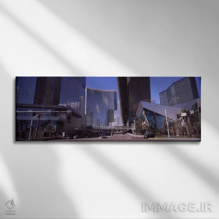 تابلو دکوراتیو Citycenter, The Strip, Las Vegas, Nevada, USA 2010,آسما… اثر پانورامیک ایمجز - نمای روبهرو روی دیوار