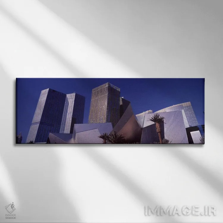 تابلو دکوراتیو Citycenter, The Strip, Las Vegas, Nevada, USA 2010,نمای… اثر پانورامیک ایمجز - نمای روبهرو روی دیوار