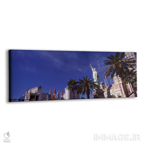 تابلو دکوراتیو The Strip, Las Vegas, Nevada, USA,نمای روبه پایین آسمان… اثر پانورامیک ایمجز - نمای پرسپکتیو محصول