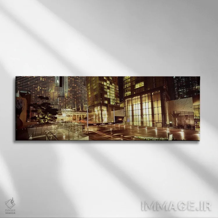 تابلو دکوراتیو Citycenter, The Strip, Las Vegas, Nevada, USA,شهر روشن… اثر پانورامیک ایمجز - نمای روبهرو روی دیوار