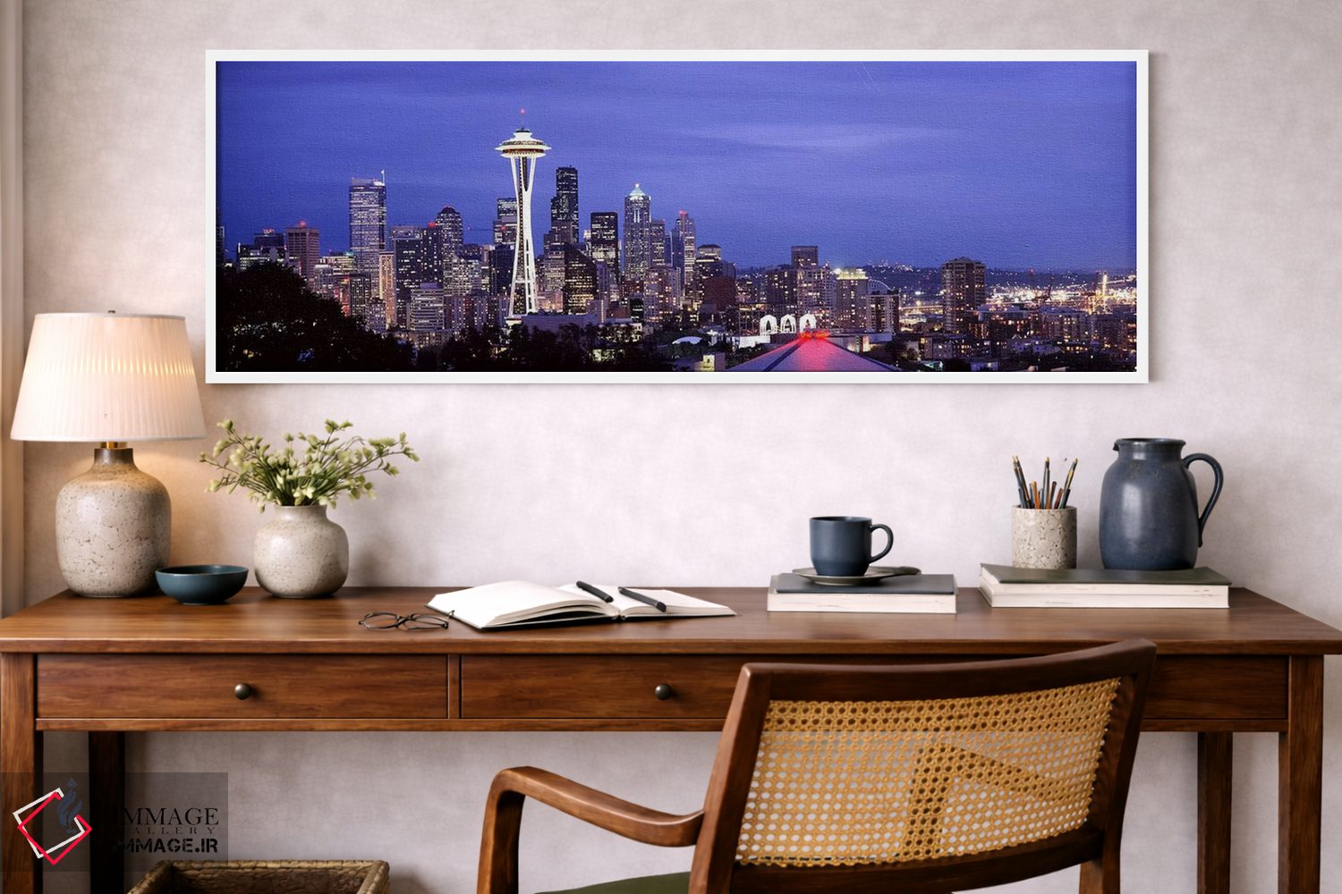 تابلو دکوراتیو Space Needle, Seattle, King County, Washington State, U… اثر پانورامیک ایمجز - D1W