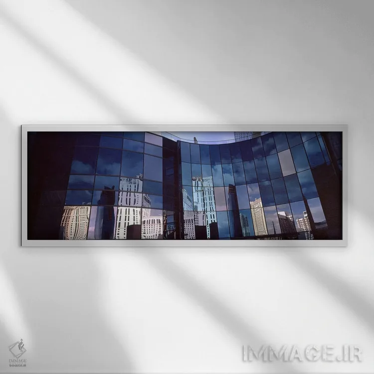 تابلو دکوراتیو City Center, The Strip, Las Vegas, Nevada, USA,انعکاس آ… اثر پانورامیک ایمجز - نمای قابدار سفید