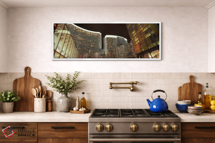 تابلو دکوراتیو Citycenter, The Strip, Las Vegas, Nevada, USA,آسمان خرا… اثر پانورامیک ایمجز - D1W