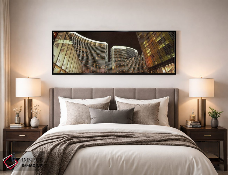 تابلو دکوراتیو Citycenter, The Strip, Las Vegas, Nevada, USA,آسمان خرا… اثر پانورامیک ایمجز - D3B