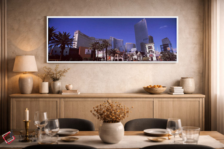 تابلو دکوراتیو Citycenter, The Strip, Las Vegas, Nevada, USA,نمای روبه… اثر پانورامیک ایمجز - D2W