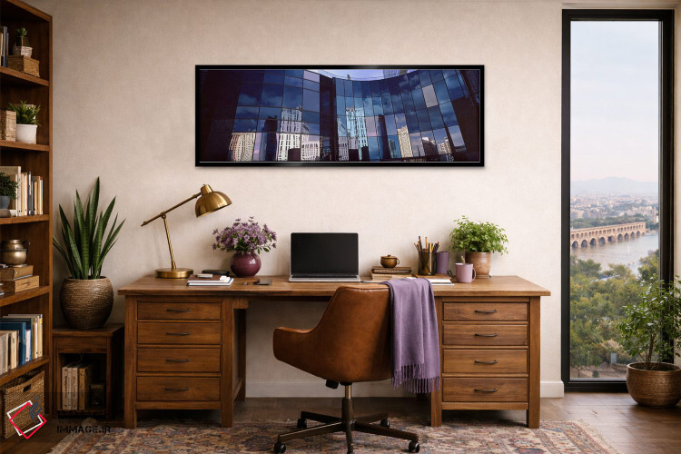 تابلو دکوراتیو City Center, The Strip, Las Vegas, Nevada, USA,انعکاس آ… اثر پانورامیک ایمجز - D2B