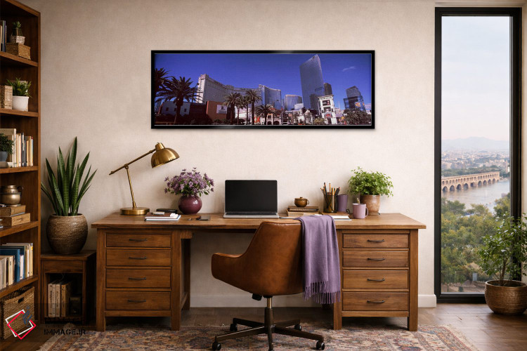 تابلو دکوراتیو Citycenter, The Strip, Las Vegas, Nevada, USA,نمای روبه… اثر پانورامیک ایمجز - D3B