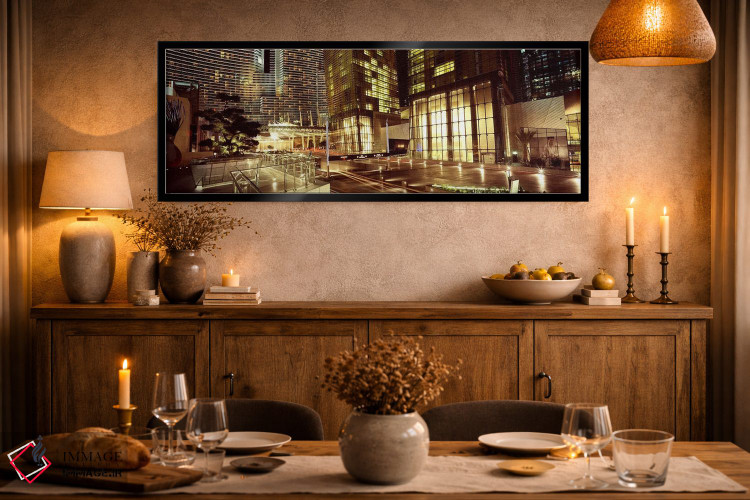 تابلو دکوراتیو Citycenter, The Strip, Las Vegas, Nevada, USA,شهر روشن… اثر پانورامیک ایمجز - D1B