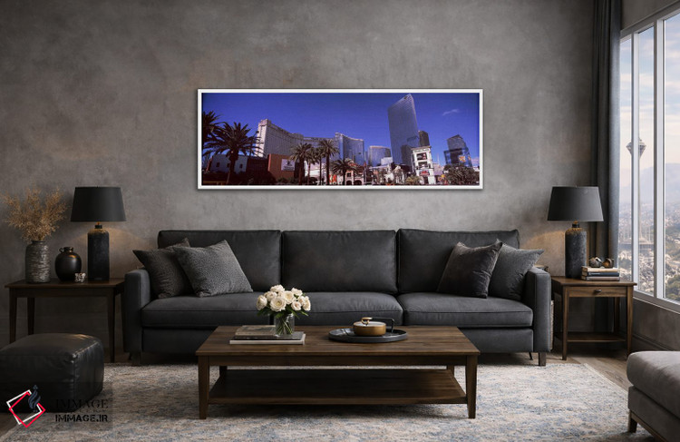تابلو دکوراتیو Citycenter, The Strip, Las Vegas, Nevada, USA,نمای روبه… اثر پانورامیک ایمجز - D4W