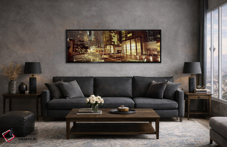 تابلو دکوراتیو Citycenter, The Strip, Las Vegas, Nevada, USA,شهر روشن… اثر پانورامیک ایمجز - D5B