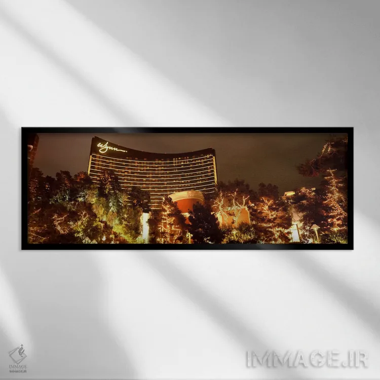 تابلو دکوراتیو Wynn Las Vegas, The Strip, Las Vegas, Nevada, USA,هتل ر… اثر پانورامیک ایمجز - نمای قابدار مشکی