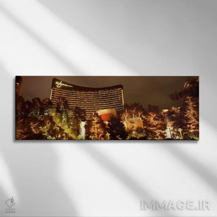 تابلو دکوراتیو Wynn Las Vegas, The Strip, Las Vegas, Nevada, USA,هتل ر… اثر پانورامیک ایمجز - نمای روبهرو روی دیوار