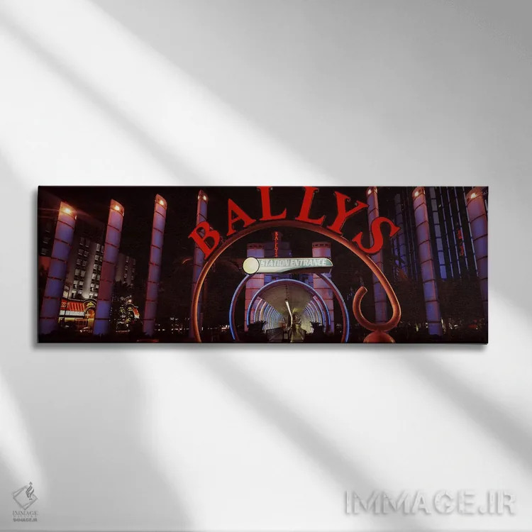 تابلو دکوراتیو Bally's Las Vegas, Monorail Station, The Strip, Las Veg… اثر پانورامیک ایمجز - نمای روبهرو روی دیوار