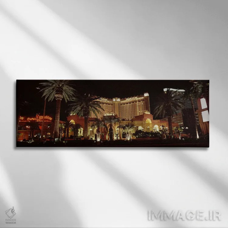تابلو دکوراتیو Monte Carlo Resort And Casino, The Strip, Las Vegas, Ne… اثر پانورامیک ایمجز - نمای روبهرو روی دیوار