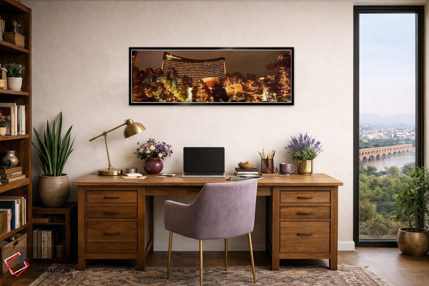 تابلو دکوراتیو Wynn Las Vegas, The Strip, Las Vegas, Nevada, USA,هتل ر… اثر پانورامیک ایمجز - D1B