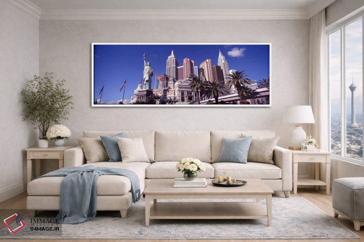 تابلو دکوراتیو New York New York Hotel, The Strip, Las Vegas, Nevada… اثر پانورامیک ایمجز - D4W