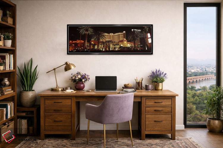 تابلو دکوراتیو Monte Carlo Resort And Casino, The Strip, Las Vegas, Ne… اثر پانورامیک ایمجز - D2B