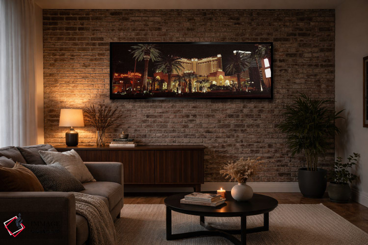 تابلو دکوراتیو Monte Carlo Resort And Casino, The Strip, Las Vegas, Ne… اثر پانورامیک ایمجز - D3B
