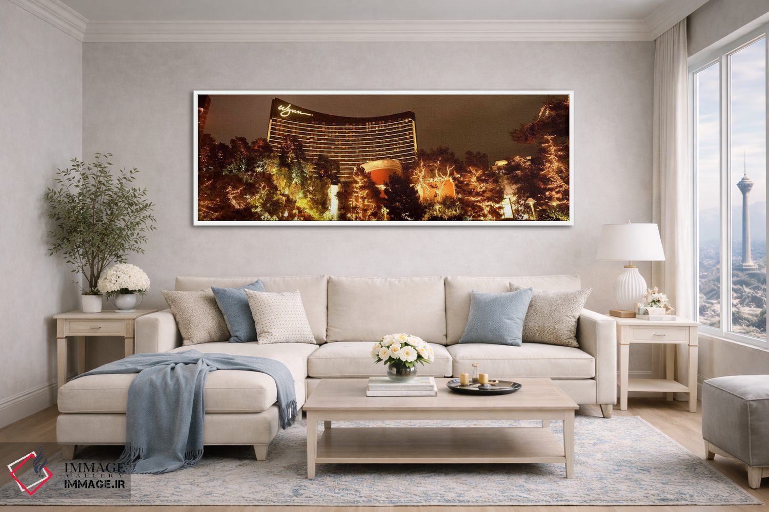 تابلو دکوراتیو Wynn Las Vegas, The Strip, Las Vegas, Nevada, USA,هتل ر… اثر پانورامیک ایمجز - D6W