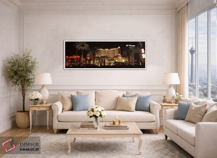 تابلو دکوراتیو Monte Carlo Resort And Casino, The Strip, Las Vegas, Ne… اثر پانورامیک ایمجز - D4W