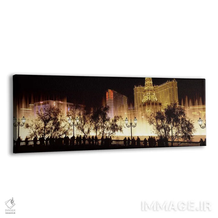 تابلو دکوراتیو The Strip, Las Vegas, Nevada, USA #2,هتل های شهر روشن د… اثر پانورامیک ایمجز - نمای پرسپکتیو محصول