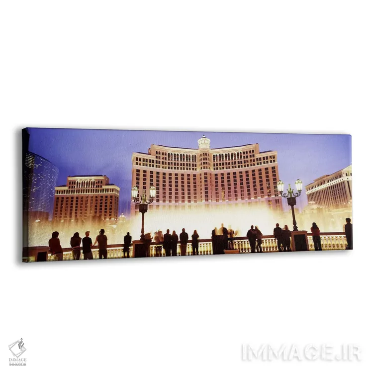 تابلو دکوراتیو Bellagio Resort And Casino, The Strip, Las Vegas, Nevad… اثر پانورامیک ایمجز - نمای پرسپکتیو محصول