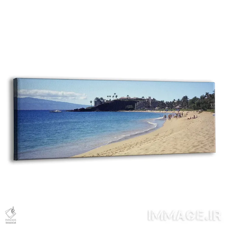 تابلو دکوراتیو Black Rock Beach, Maui, Hawai'i, USA,چشم انداز ساحلی، س… اثر پانورامیک ایمجز - نمای پرسپکتیو محصول