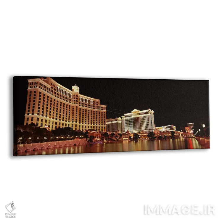 تابلو دکوراتیو Bellagio Resort And Casino, The Strip, Las Vegas, Nevad… اثر پانورامیک ایمجز - نمای پرسپکتیو محصول