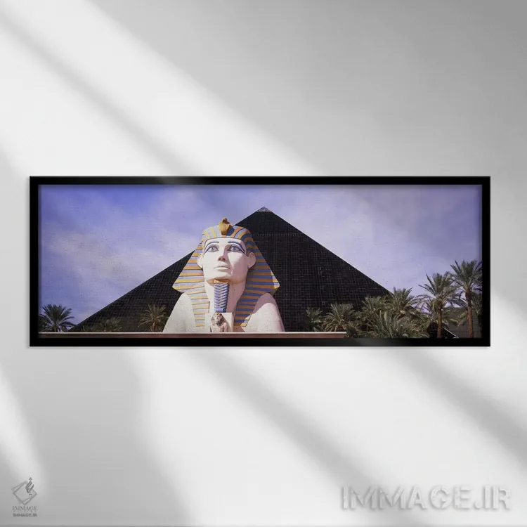 تابلو دکوراتیو Luxor Las Vegas, The Strip, Las Vegas, Nevada, USA,تندی… اثر پانورامیک ایمجز - نمای قابدار مشکی