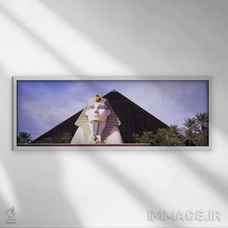 تابلو دکوراتیو Luxor Las Vegas, The Strip, Las Vegas, Nevada, USA,تندی… اثر پانورامیک ایمجز - نمای قابدار سفید