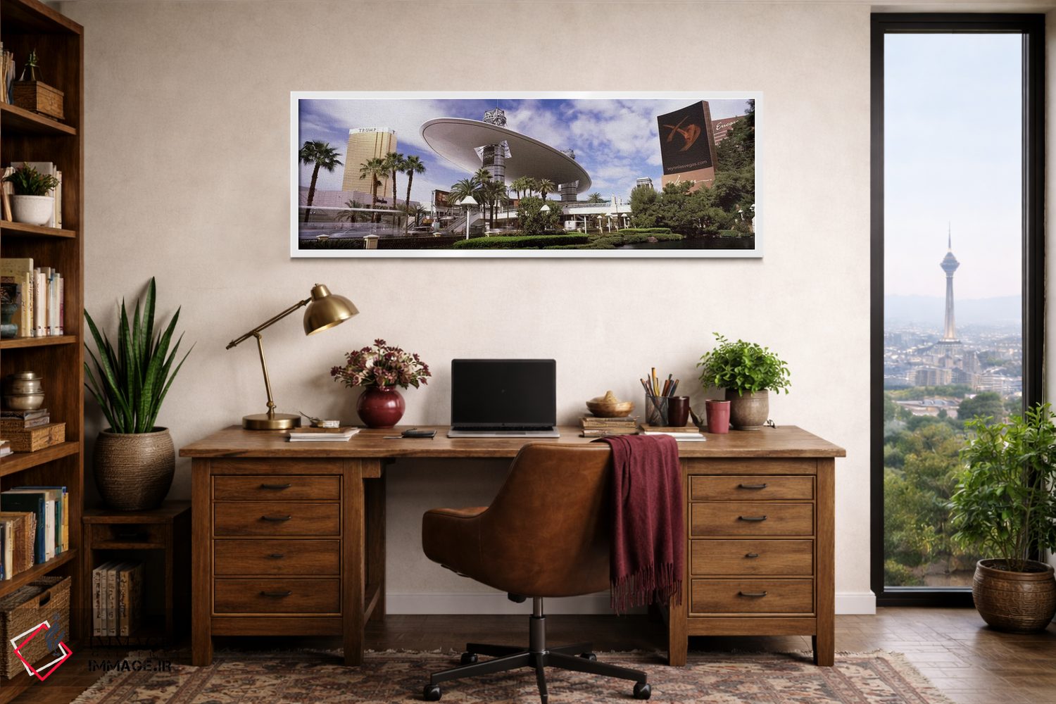 تابلو دکوراتیو Trump Hotel Las Vegas, Wynn Las Vegas, The Strip, Las V… اثر پانورامیک ایمجز - D1W