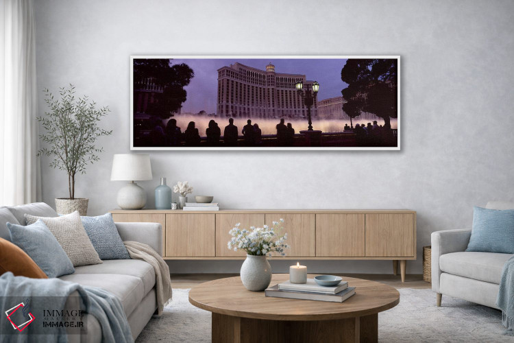تابلو دکوراتیو Bellagio Resort And Casino, The Strip, Las Vegas, Nevad… اثر پانورامیک ایمجز - D3W