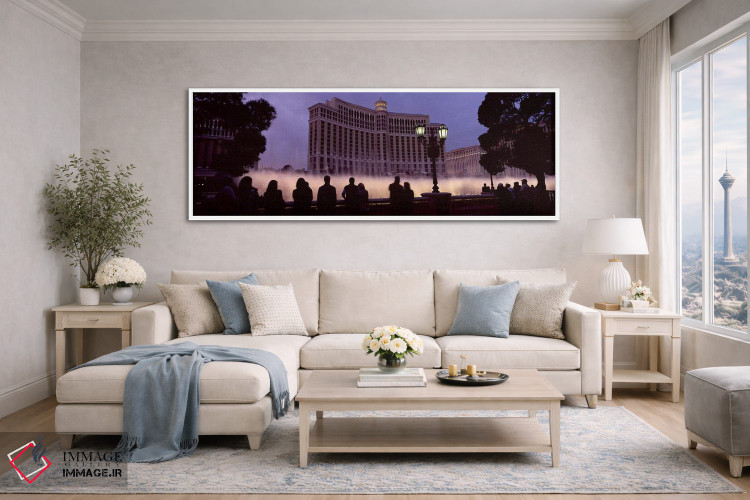 تابلو دکوراتیو Bellagio Resort And Casino, The Strip, Las Vegas, Nevad… اثر پانورامیک ایمجز - D4W