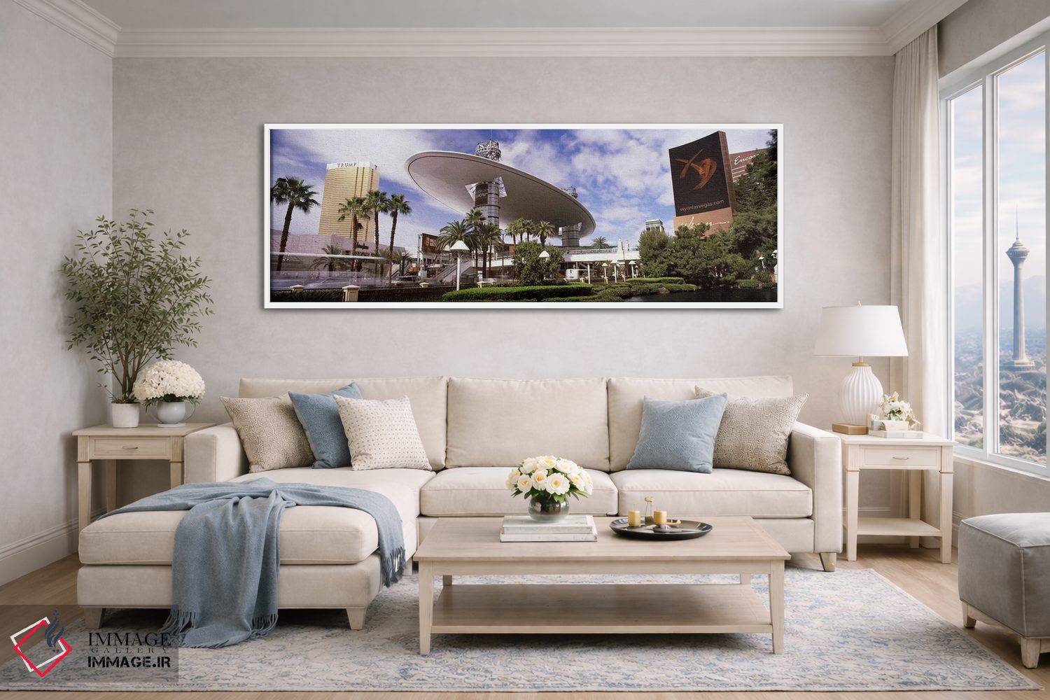 تابلو دکوراتیو Trump Hotel Las Vegas, Wynn Las Vegas, The Strip, Las V… اثر پانورامیک ایمجز - D4W