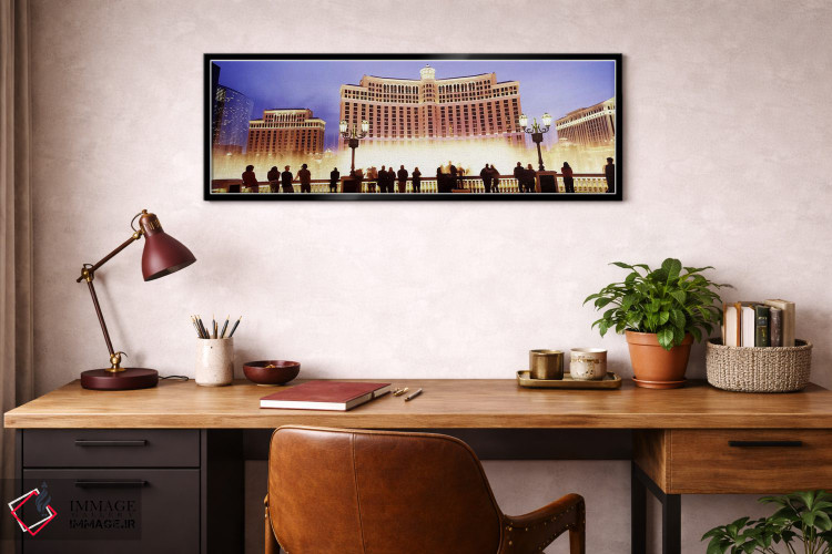 تابلو دکوراتیو Bellagio Resort And Casino, The Strip, Las Vegas, Nevad… اثر پانورامیک ایمجز - D3B